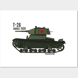 T-26 Model 1939 Posters and Art